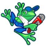 Coblentz Plumbing Frog Mascot