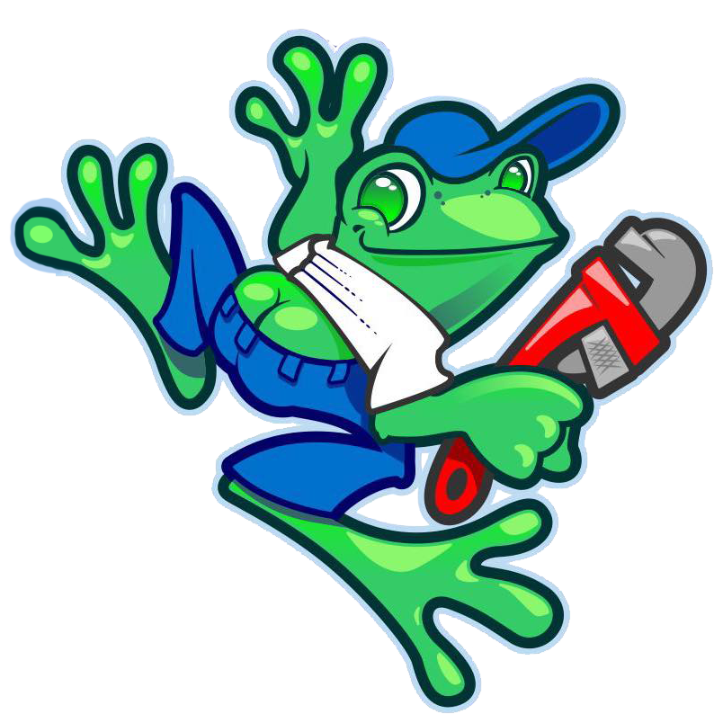 Coblentz Plumbing Frog Mascot